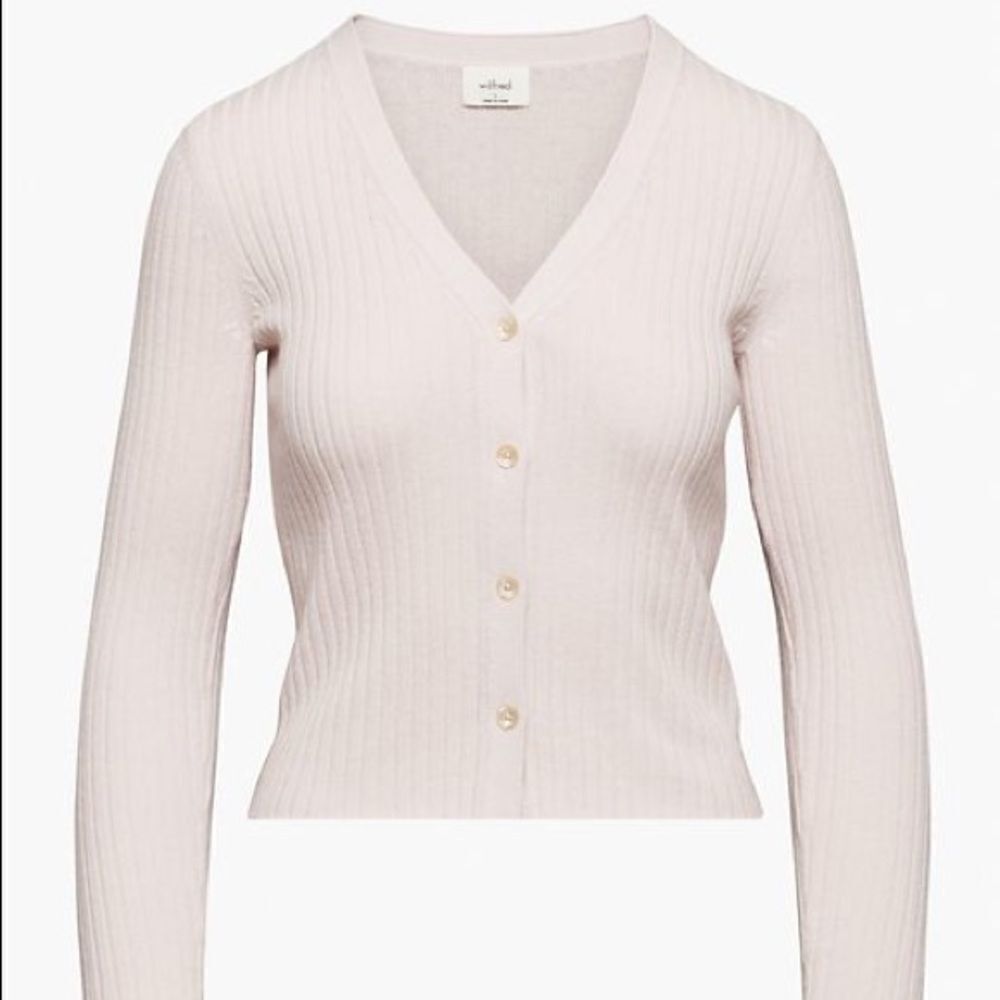 Aritzia Wilfred Vin Gris Manila Cardigan